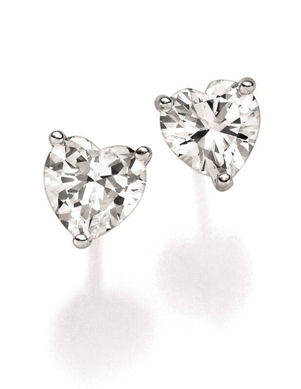 Elegante Ohrstecker aus Silber mit Zirkonia