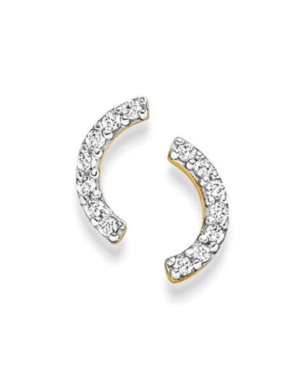 Goldene Ohrstecker mit funkelndem Zirkonia – zeitlose Eleganz für jeden Moment