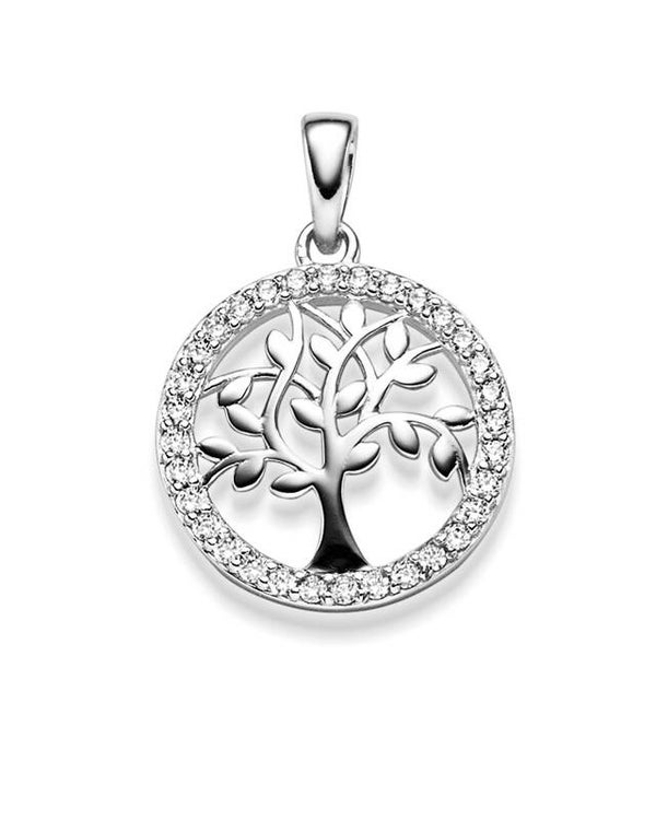 Silberanhänger mit Zirkonia