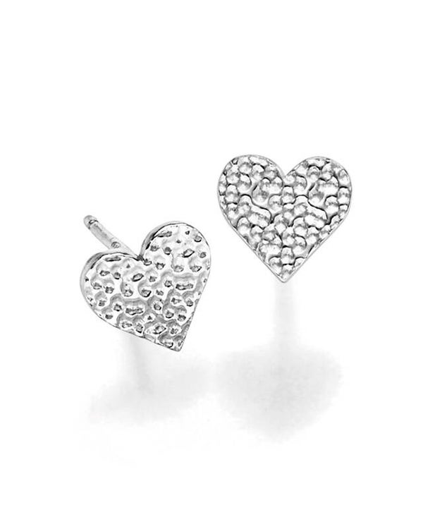 Herzförmige Silber Ohrstecker – Elegant und zeitlos