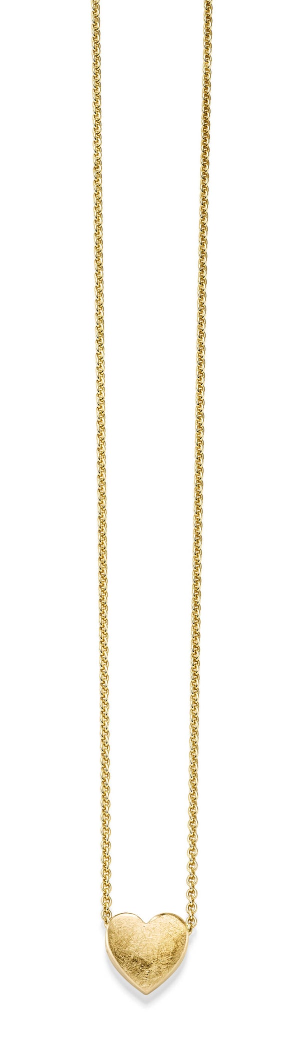 Herz-Anhänger Damen – 925 Silber vergoldet