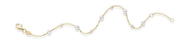 Armband Damen – 333 Gelbgold mit Zirkonia & Süßwasserperle