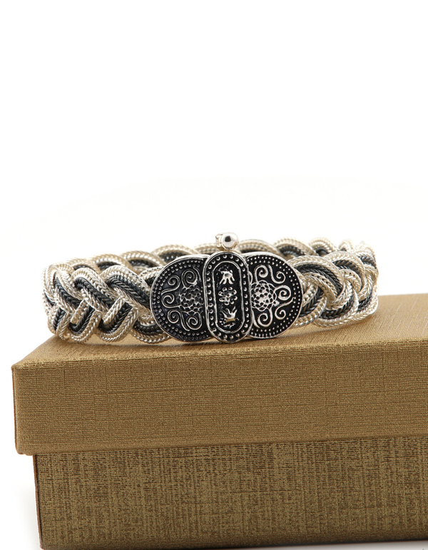 Geflochtenes Armband 925 Silber