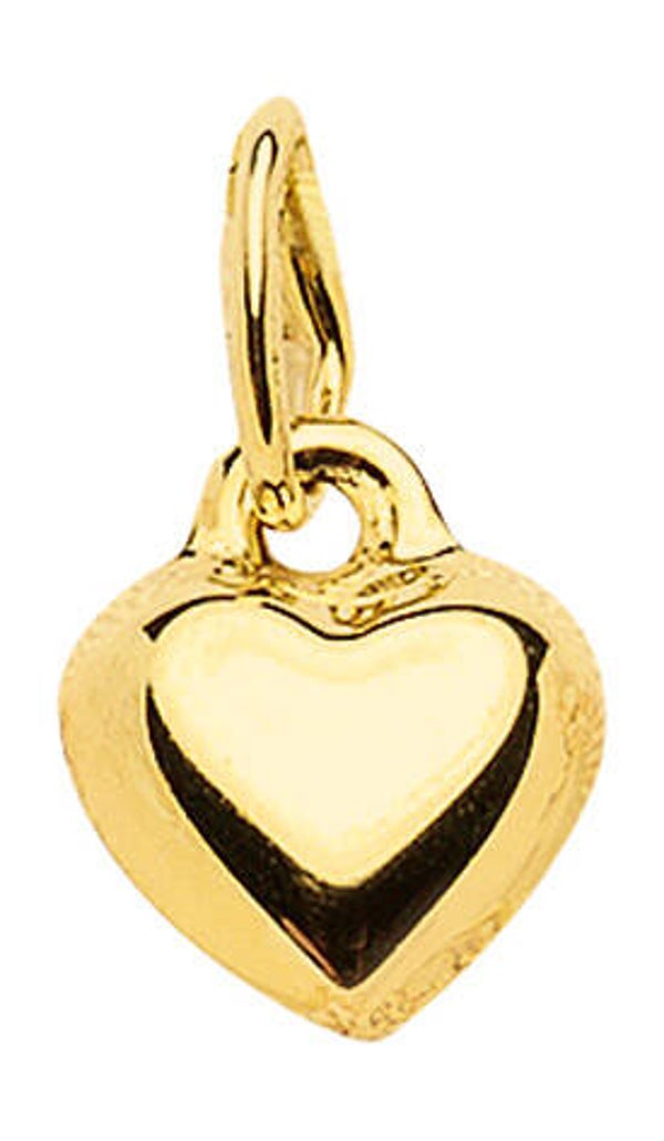 Herz-Kettenanhänger aus Gold