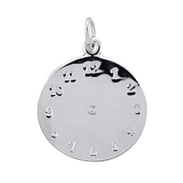 Taufuhr Kettenanhänger aus Silber – Rundes Symbol der Zeit