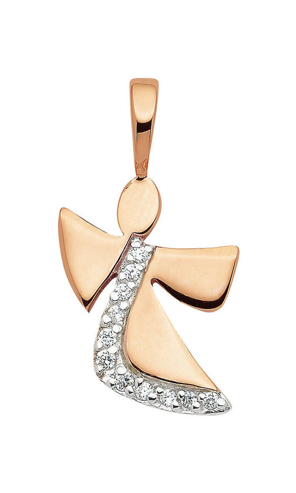 Engel-Anhänger aus echtem 925er Silber