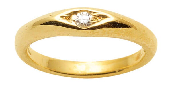 Taufring Kettenanhänger aus Gold