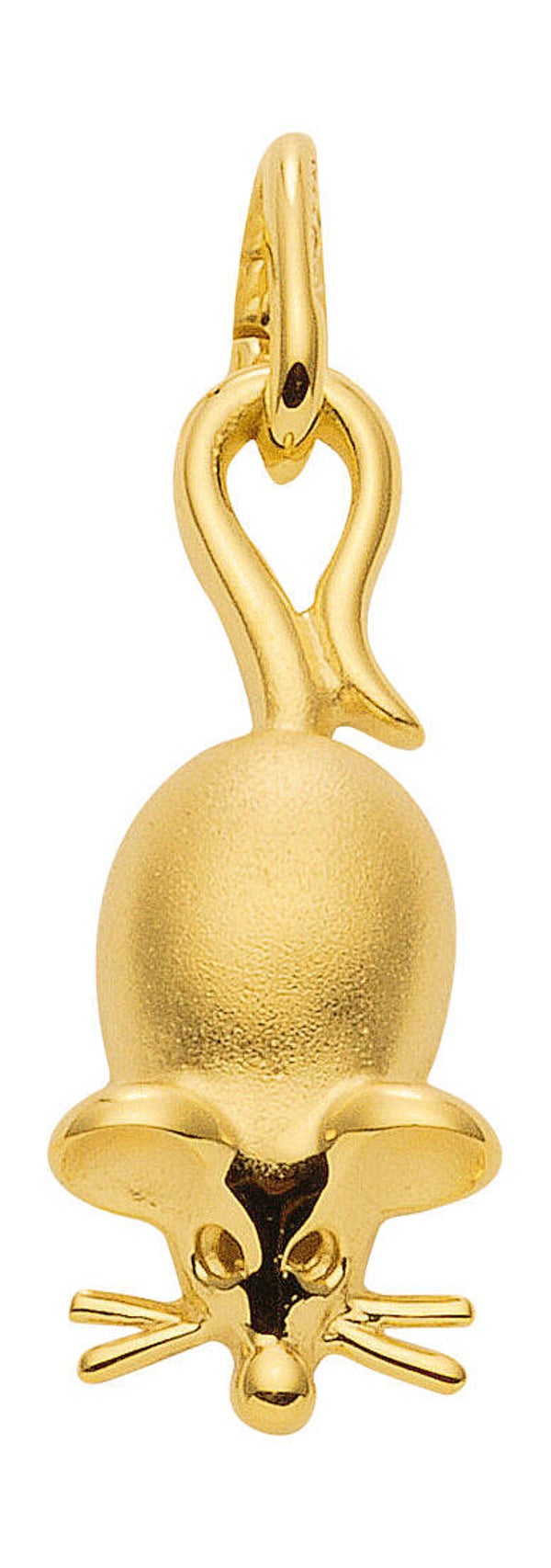 Maus-Kettenanhänger aus Gold