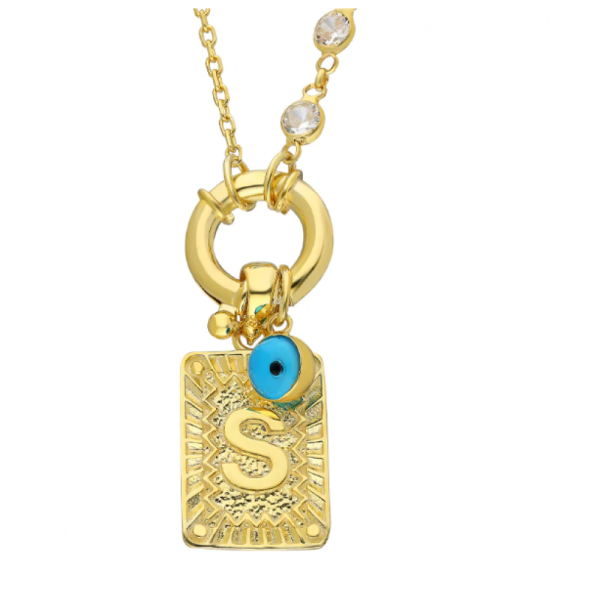 Chain Design Iced Buchstabe mit Nazar