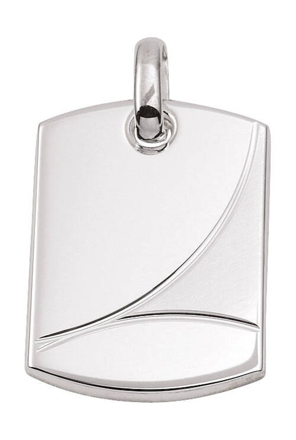 Gravurplatte aus Silber