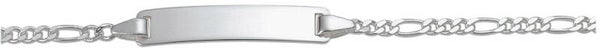Figaro ID-Armband aus Silber