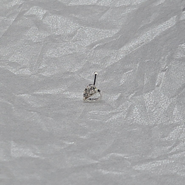 Nasenstecker "Herz" 925er Silber