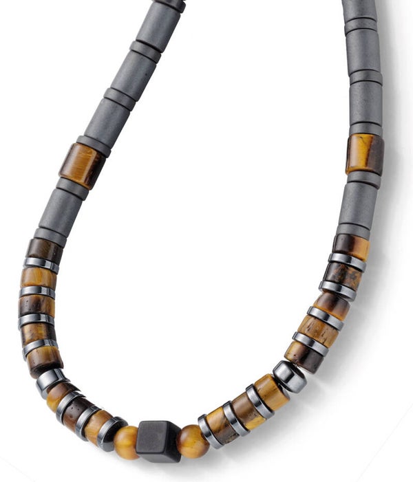 Onyx & Tigerauge Armband