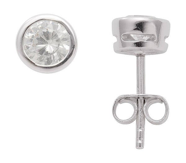 Ohrstecker mit Zirkonia 925er Silber