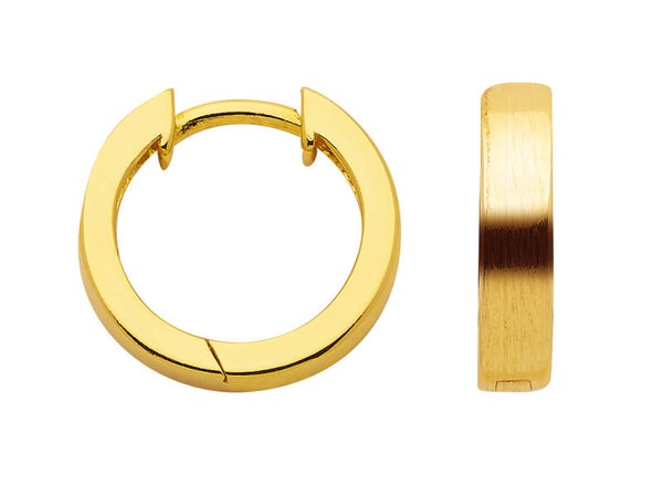 Creolen aus vergoldetem 925er Silber