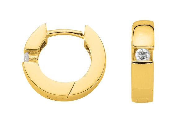 Creolen aus vergoldetem 925er Silber