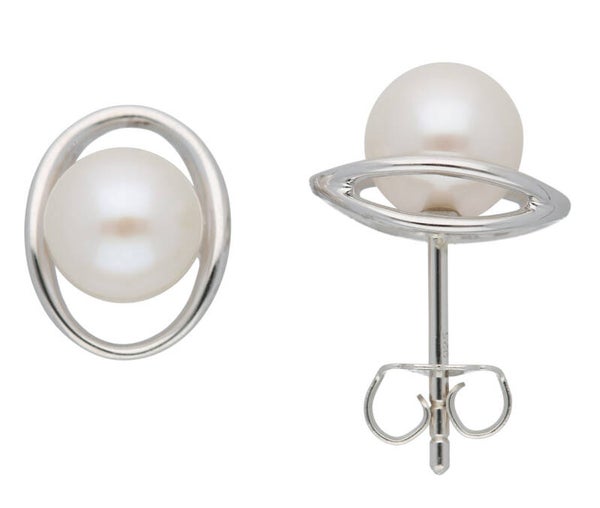 Ohrstecker mit Süßwasserperlen
