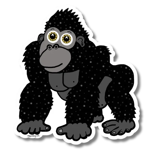 Gorillan Gordon Klistermärke