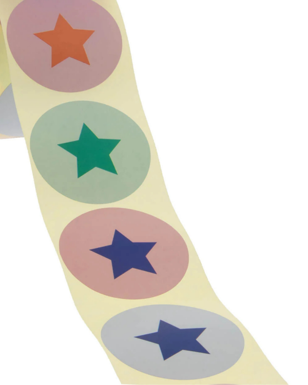 Stickers 10 stuks - Sterren multi 4 CM