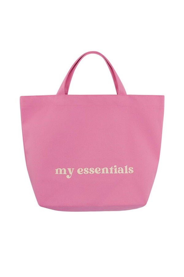 Canvas shopper my essentials Fuchsia