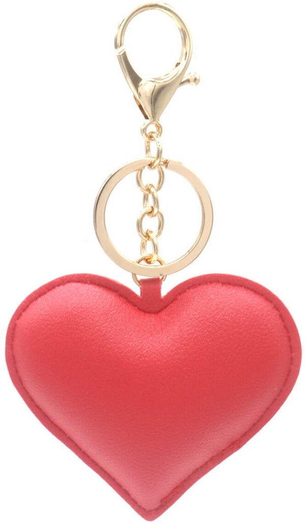 Sleutelhanger hart rood