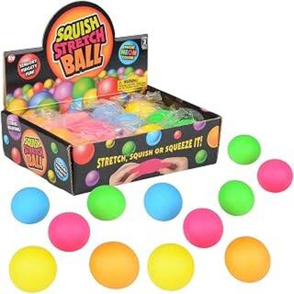 Squish Stretch Ball (Pink, Blue, and Green available.)
