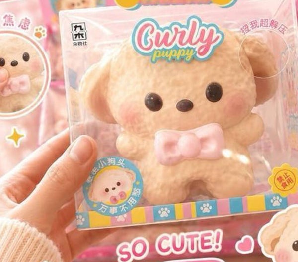 Curly Puppy Squishy
