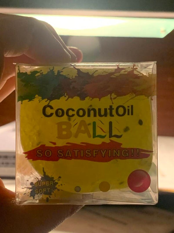Coconut Oil Ball Slushee Squishy