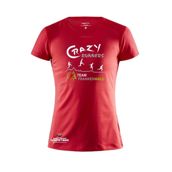 Craft ADV Essence SS Slim Shirt Damen Crazy Runners