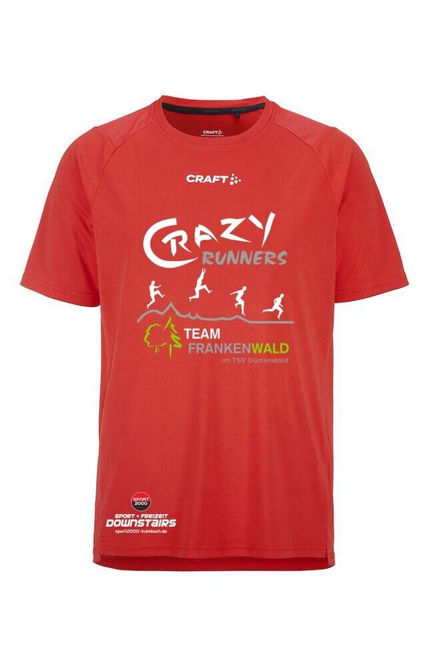 Craft Basic Laufshirt Rush 2.0 Herren Crazy Runners