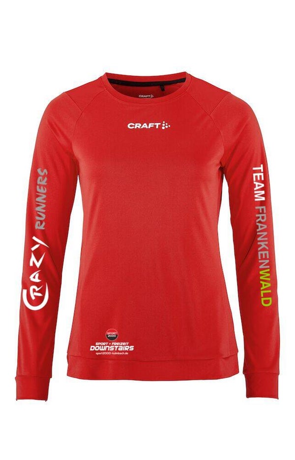 Craft Basic Laufshirt Rush 2.0 langarm Damen Crazy Runners