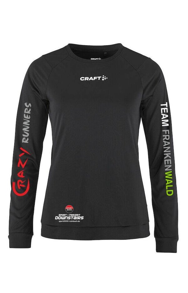 Craft Basic Laufshirt Rush 2.0 langarm Damen Crazy Runners
