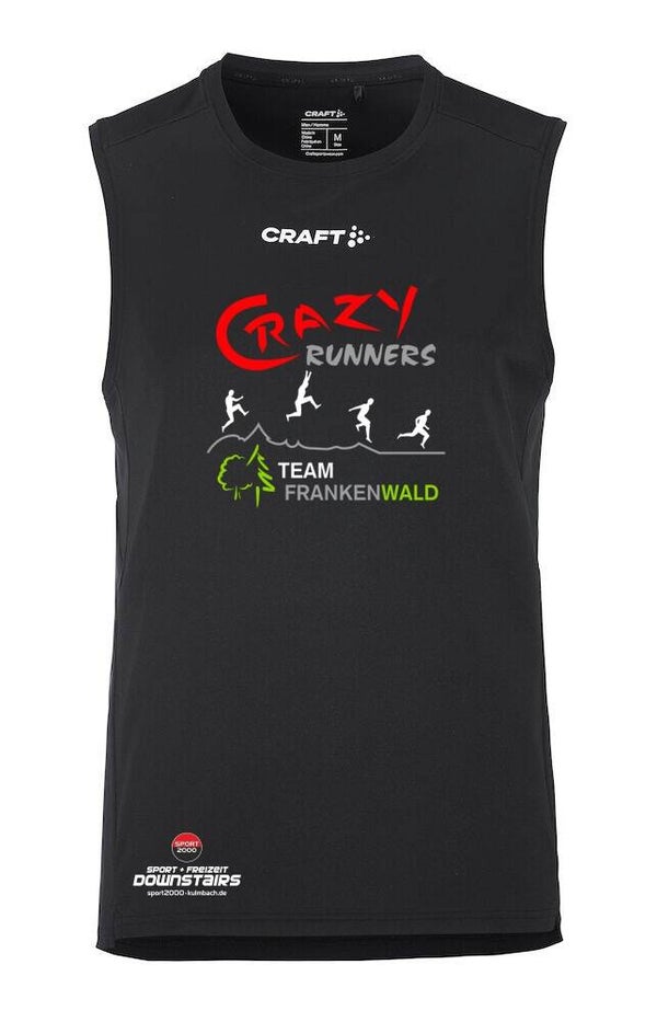 Craft Basic Laufshirt Rush 2.0 Singlet Herren Crazy Runners