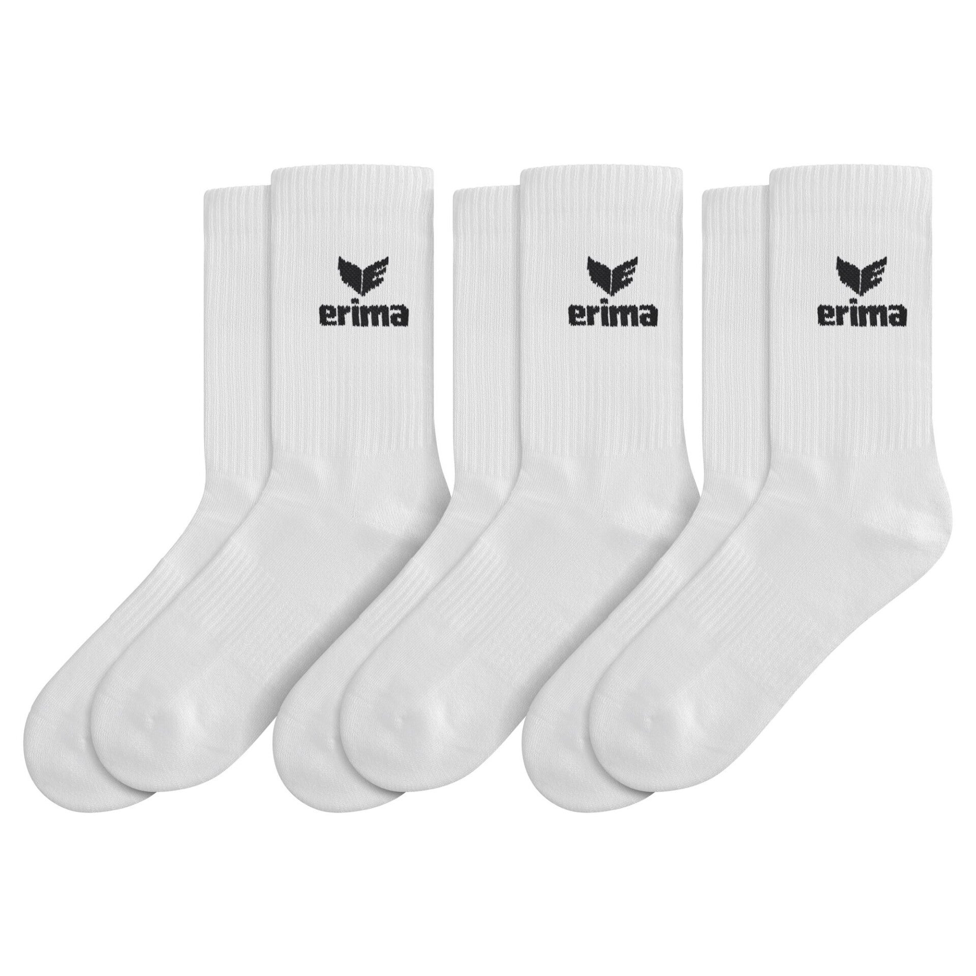 Erima Sportsocken 3-Pack weiß