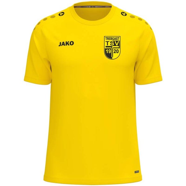 Jako ONE T-Shirt Polyester gelb TSV Trebgast Herren/Kinder
