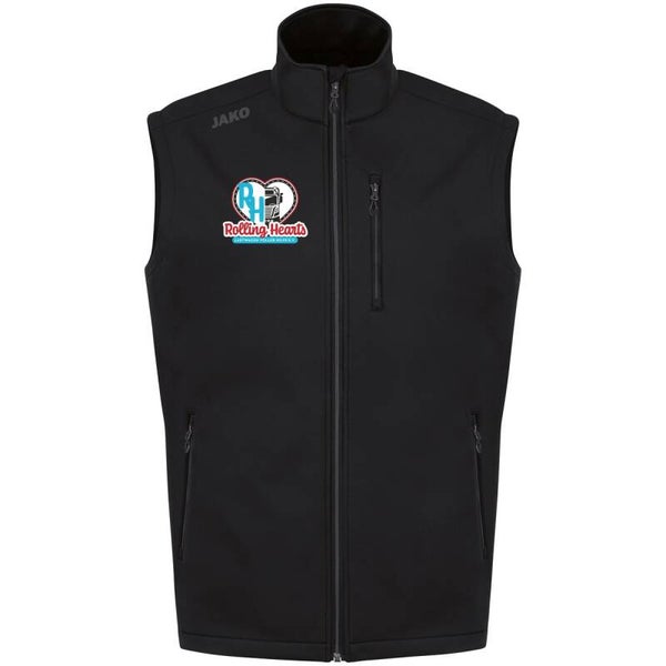 ROLLING HEARTS Softshellweste JAKO Herren schwarz