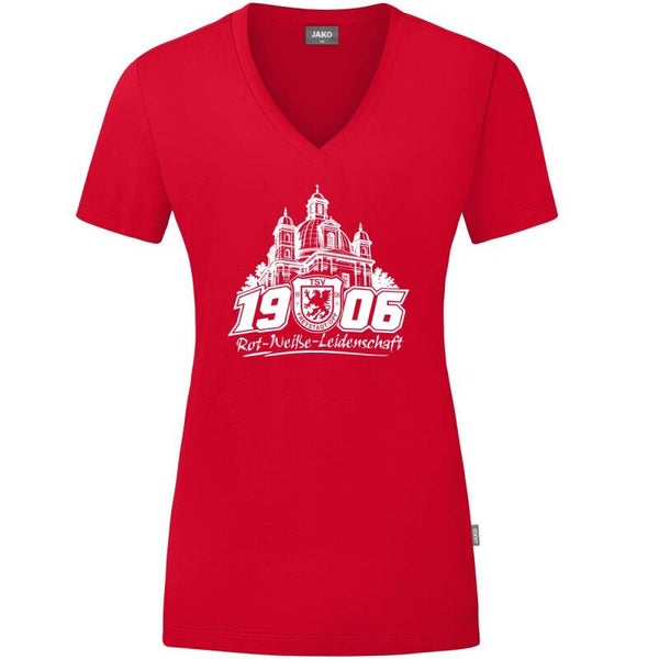 TSV Freystadt Fanshirt "Rot-Weiße-Leidenschaft" Damen rot