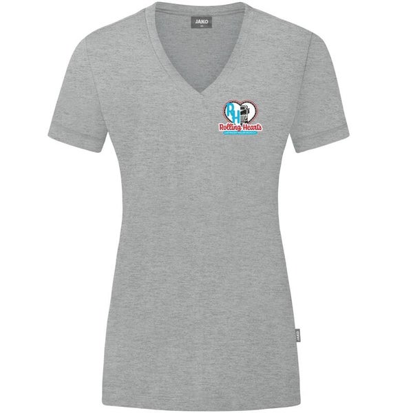 ROLLING HEARTS T-Shirt JAKO Damen grau melliert