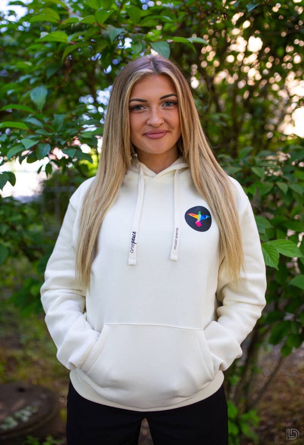 GLÜCKSGEFÜHLE Authentic Hoodie Sweat Unisex - Natural