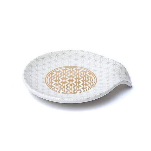 Porte sachet de thé fleur de Vie