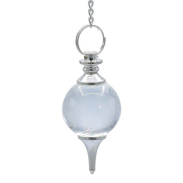 Pendule Cristal de roche 7 Chakra