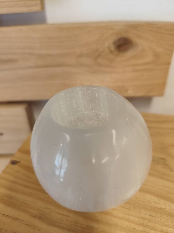 Bougeoir selenite