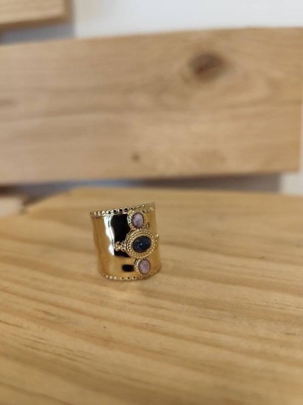 Bague Lapis Lazuli et Améthyste