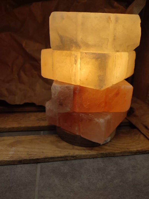 Lampe de sel cube