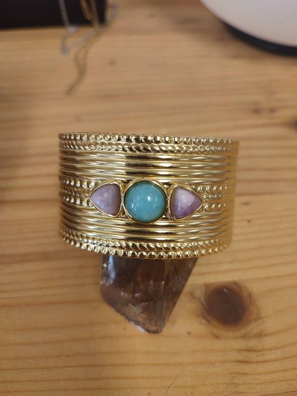 Bohm Aventurine verte Améthyste