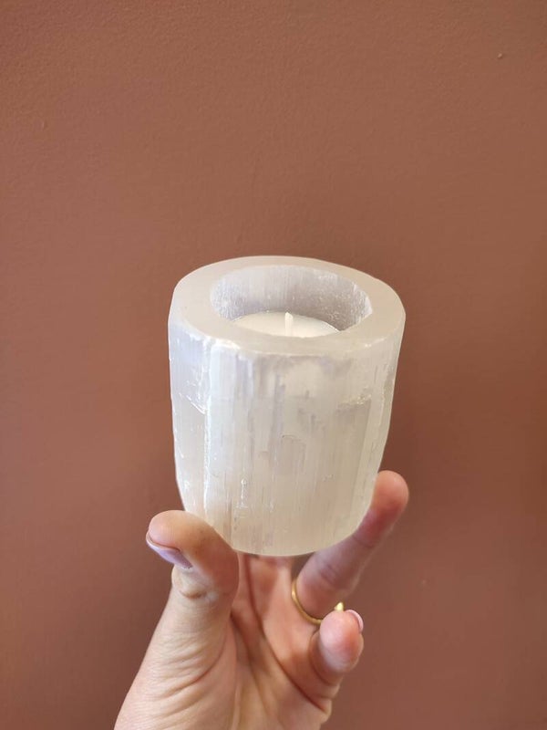 Bougeoir Selenite