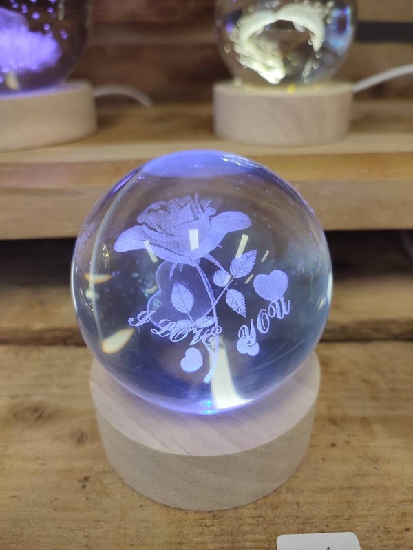 Boule lumineuse I love you
