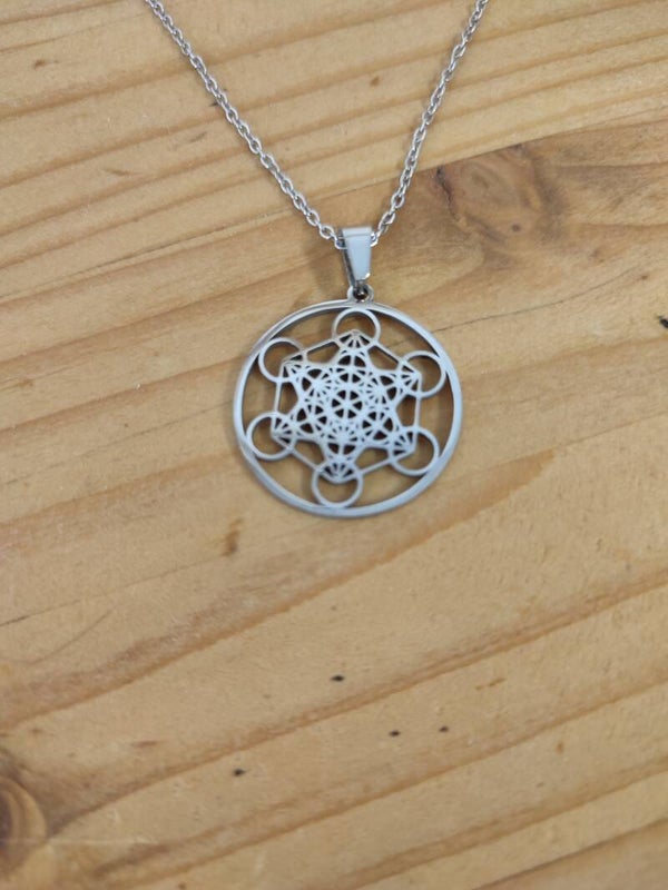 Metatron argent pendentif