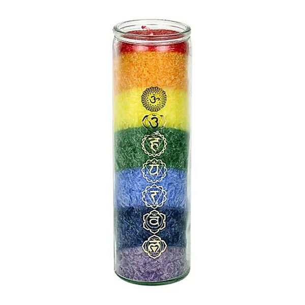 Bougie parfumée à la stéarine 7 chakras