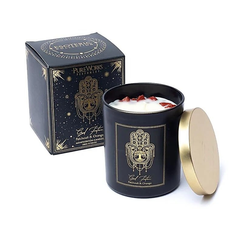 Bougie de manifestation « Bonne Fortune »